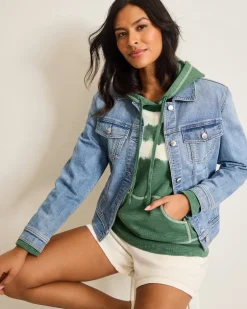 Tobago Bay Tie-Dye Stripe Hoodie