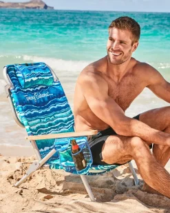 Tommy Bahama Malachite Print Deluxe Backpack Beach Chair