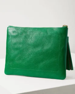 Tommy Bahama Perforated Leather Pouch