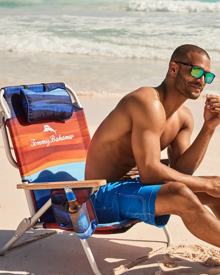 Tommy Bahama Sunset Stripe Deluxe Backpack Beach Chair