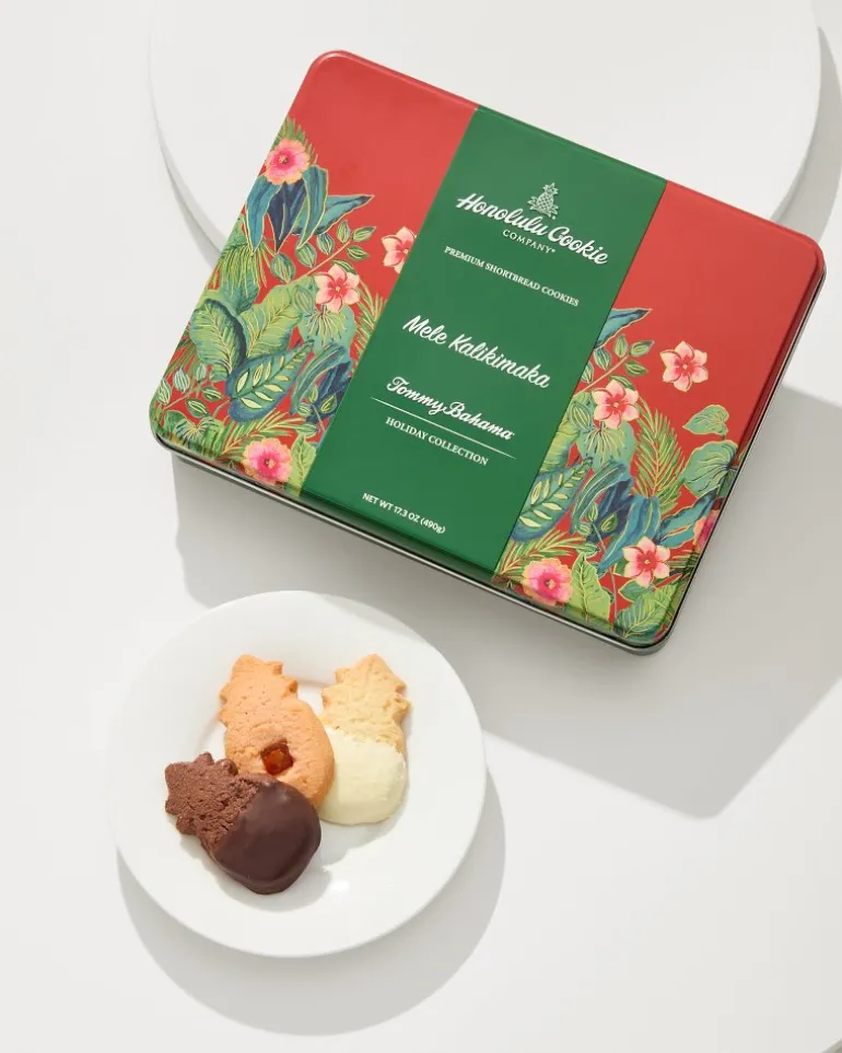 Tommy Bahama x Honolulu Cookie Company® Mele Kalikimaka Gift Tin