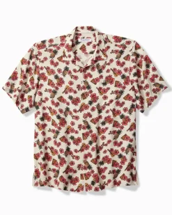 Veracruz Cay Ukelele Blooms Short-Sleeve Shirt