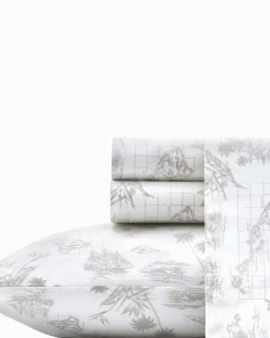 Vintage Map Sheet Set, King