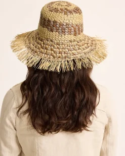 Waverly Frayed Edge Raffia Sun Hat